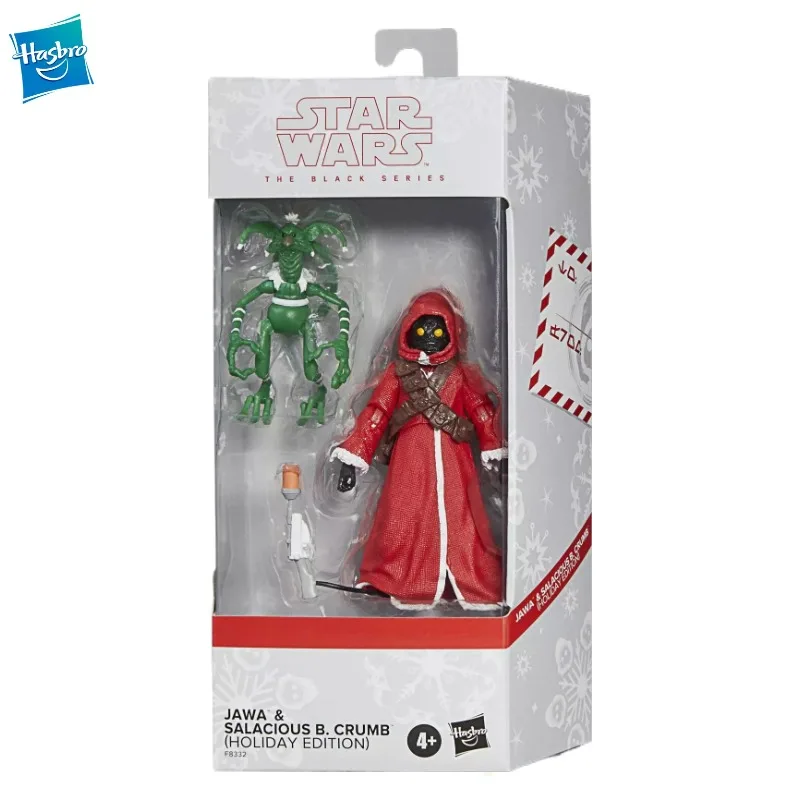 

Новая оригинальная фигурка Hasbro STAR WARS The Black Series Jawa & Salacious B. Crumb (holiday Edition), подарочная модель