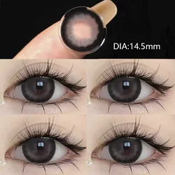 MILL CREEK  1 Pair Eyes Color Lenses with Myopia Prescription High Quality Natural Contact Lenses for Eyes Beauty Pupil Yearly