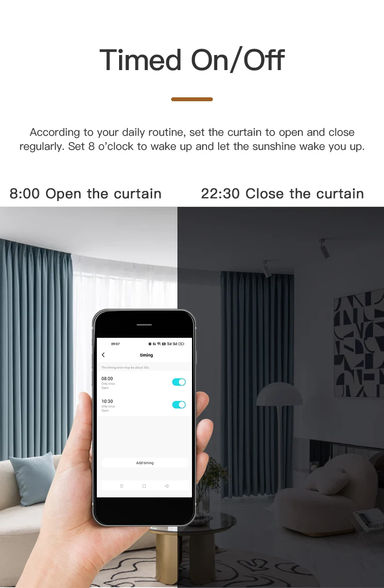 SwitchBot Ouvre-rideau autoatique intelligent – Télécoande Bluetooth