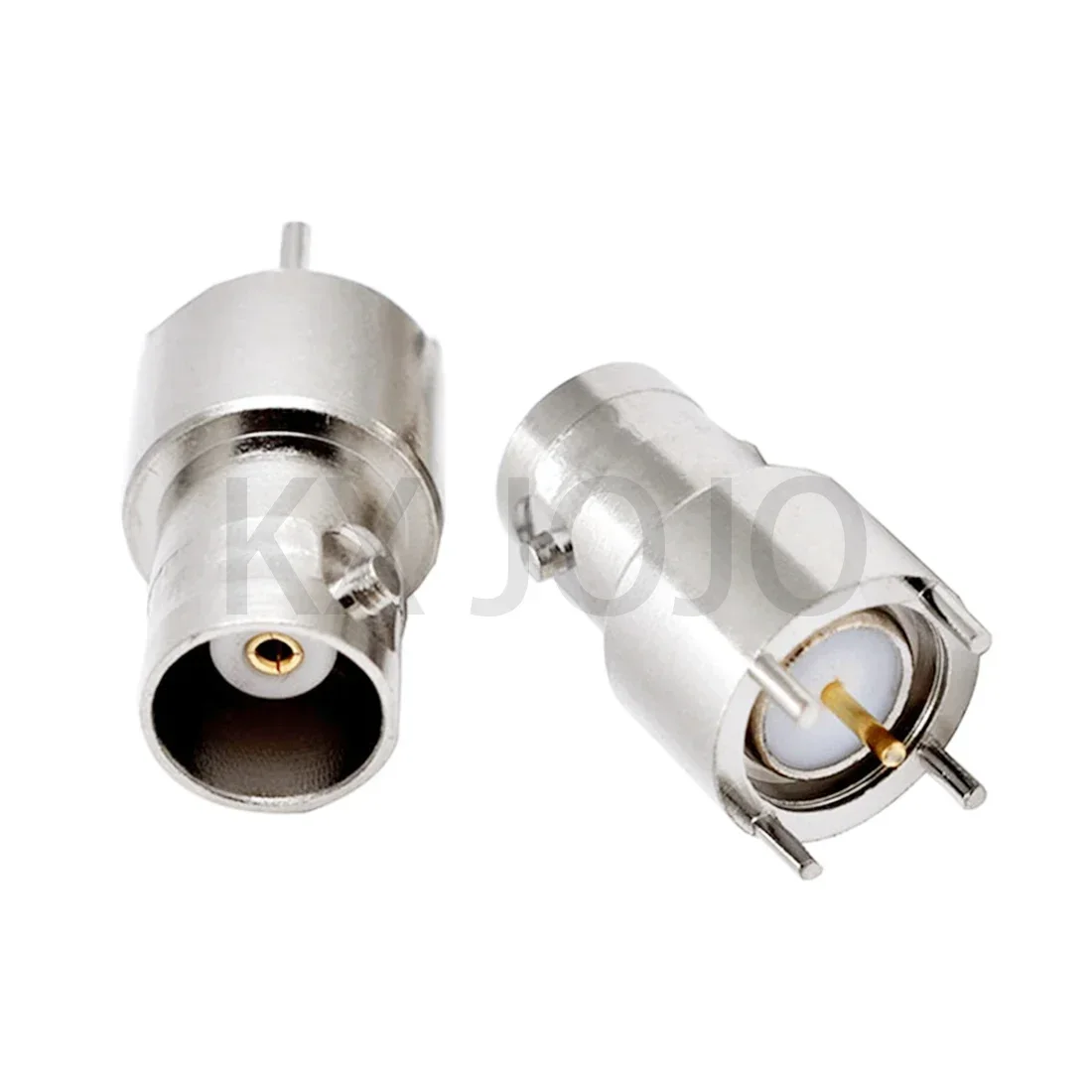 BNC-KE Connector Welding PCB Board BNC Socket Copper 50Ohm Q9 Female Head Vertical 4 pins Female Seat
