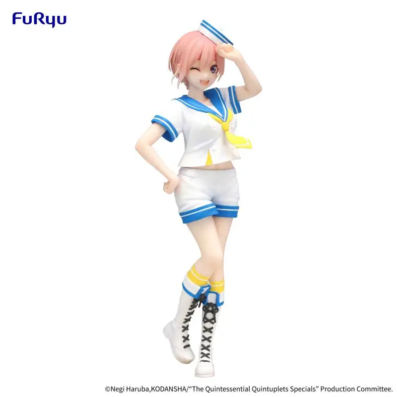 Original FuRyu Trio-Try-iT The Quintessential Quintuplets Nakano Ichika PVC Anime Figure Action Figures Model Toys