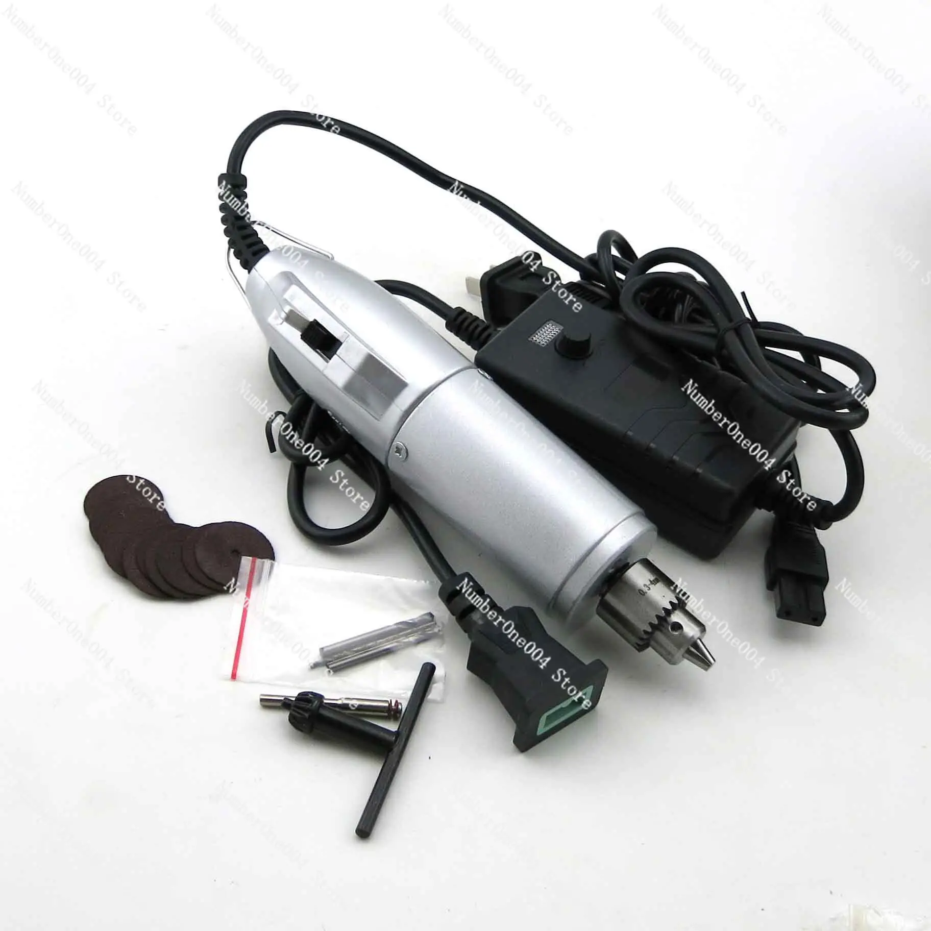 Variable Speed Mini Electric Drill Set Multifunctional Hand Drill Polishing Grinding Tool