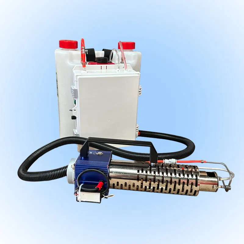 Portable Electric Cold Fog Sprayer Handheld High Pressure Mist Machine for Agriculture Garden Plastic Battery Operated