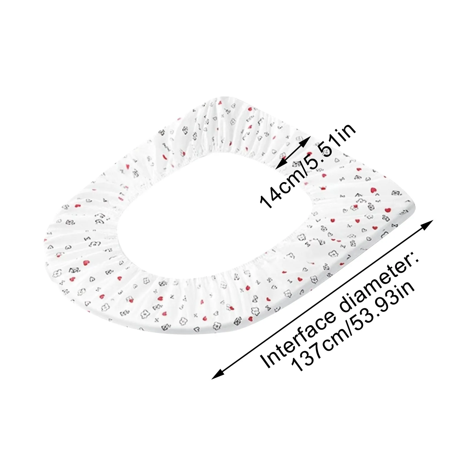 Disposable Toilet Seat Cover Waterproof Hygienic Travel Portable Universal Fit Bathroom Sanitary Toilet Mat Toilet Seat Liner view 6