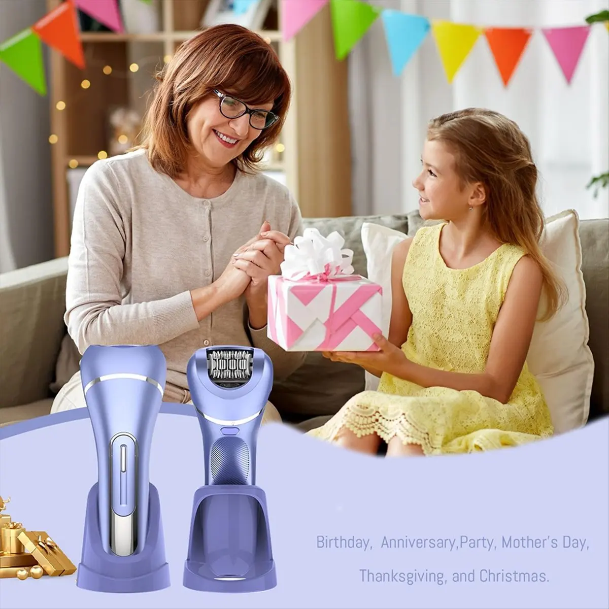 Nices Epilator for Women Hair Removal Bikini Trimmer Painless Lady Shaver for Body Legs Arm Armpit Electric Face Shaver
