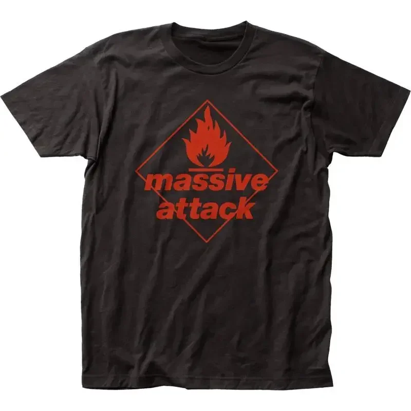 Massive Attack Blue Lines Mens T Shirt Rock and Roll Music Band Tee New Black