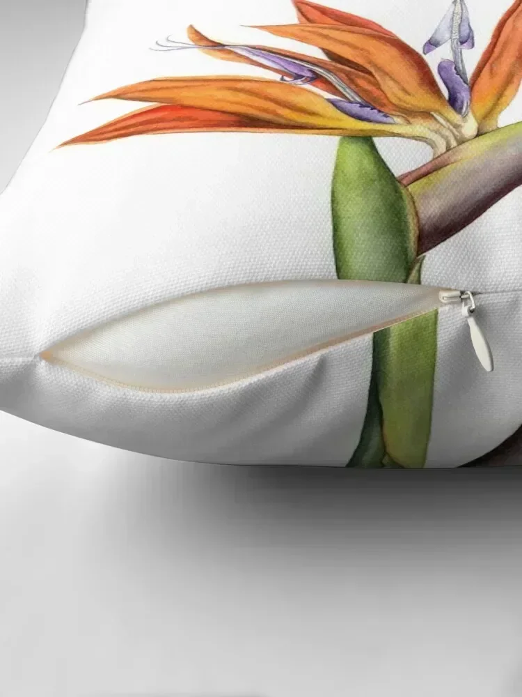 Bird of Paradise flower (Strelitzia reginae) Throw Pillow Sofa Cover Bed pillowcases Sofas Covers pillow