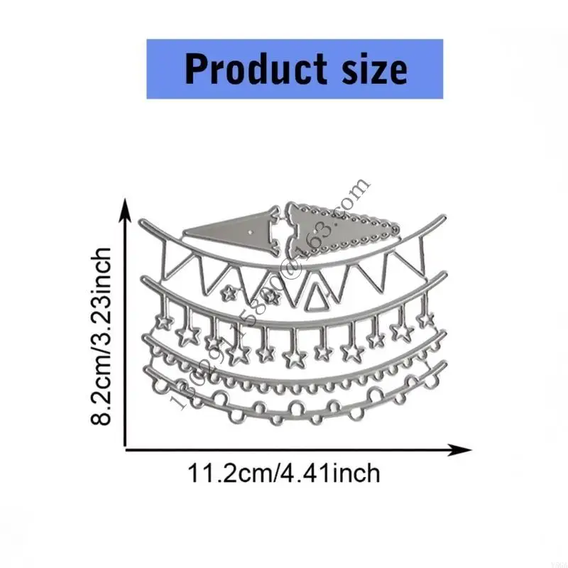 Biểu ngữ ăn mừng cắt chết carbon thép kim loại cắt để trang trí giấy .Y5GA