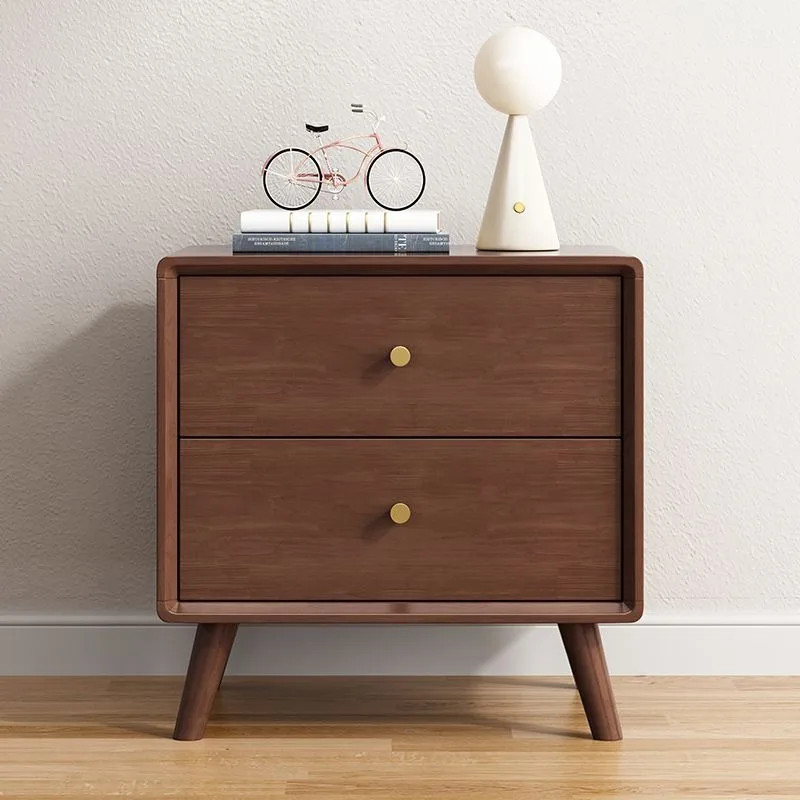 Solid Wood Bedside Table, Simple Modern Style, Easy To Use, Mini Cabinet for Bedroom and Home Use, Bedside Storage Cabinet