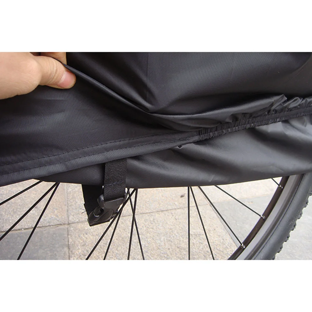 

Waterproof Bike Cover Double Size M Silver Dust Uv Protection for Outdoor Bike Protector Foldable Durable