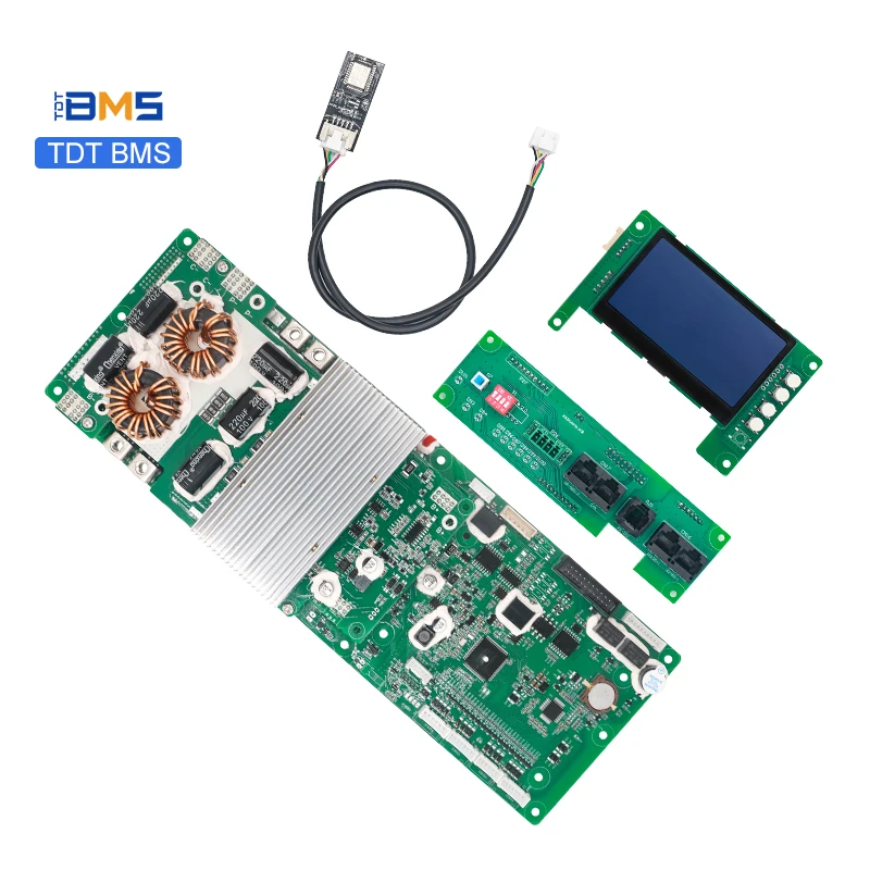 TDT Smart BMS 15S 48v 50A with BLUETOOTH CAN RS485 RS232 communication Function for 3.2v Lifepo4 Battery Pack BMS 15s 50A