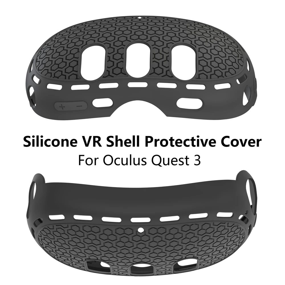 Host Silicone Protective Cover For Meta Quest 3 VR Helmet Headset Protective Case Thickened Protection VR Accessories