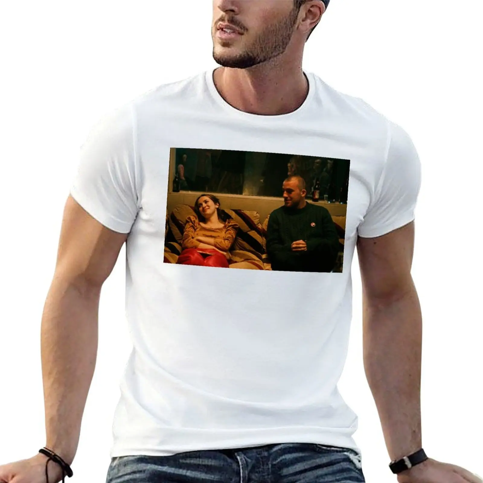 Fezco et Lexi euphoria hbo T-shirt décontracté minimaliste à manches courtes