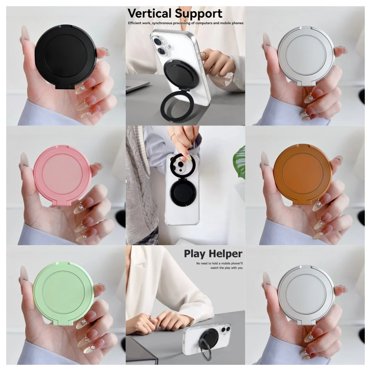 

Роскошный металлический держатель для мобильного телефона, универсальный, с вращением на 360 градусов, кольцо-подставка для пальца, автомобильный кронштейн для iPhone и Samsung