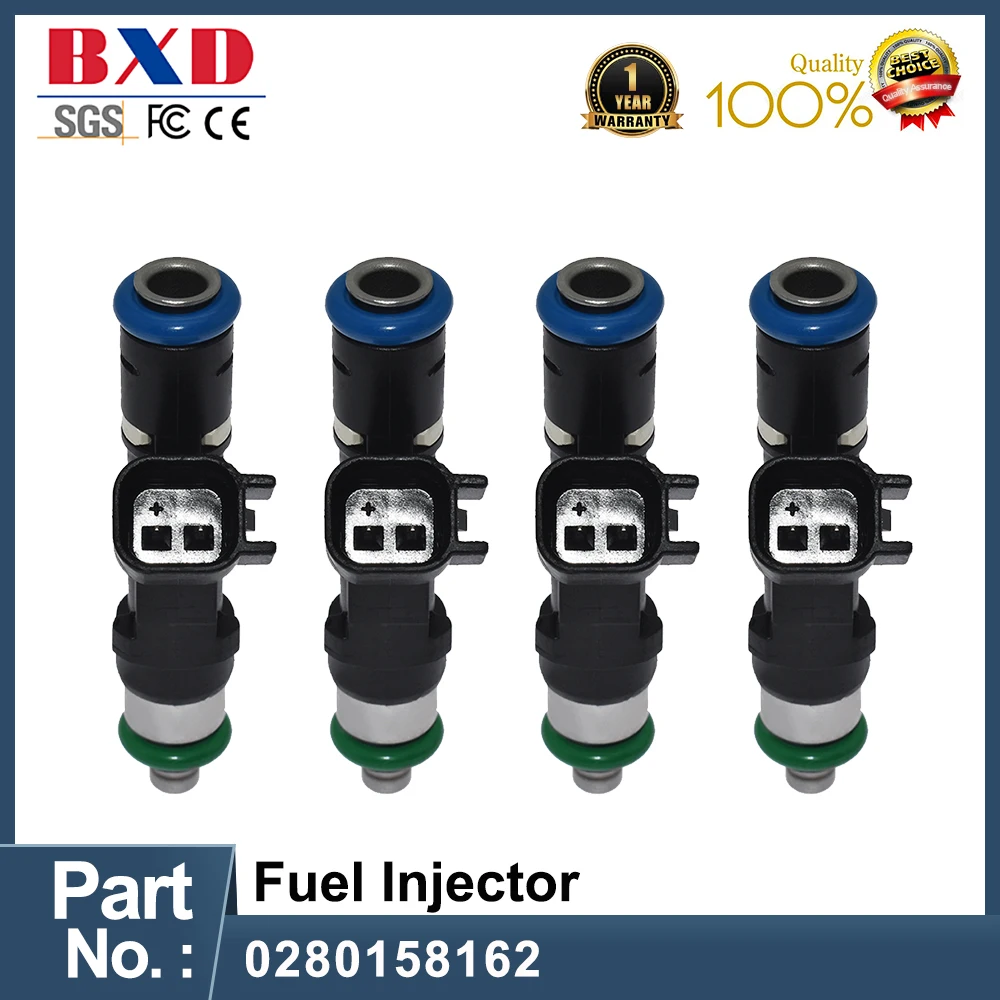 

1/4 шт. топливный инжектор 0280158162 для Ford Escape Fusion, Lincoln MKZ, Mazda Tribute, Mercury Mariner Milan