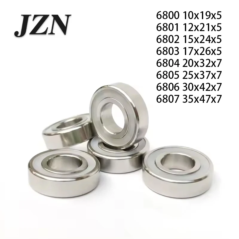 316 Stainless Steel Bearing 6800 6801 6802 6803 6804 6805 6806 6807 2RS ZZ Corrosion Resistance