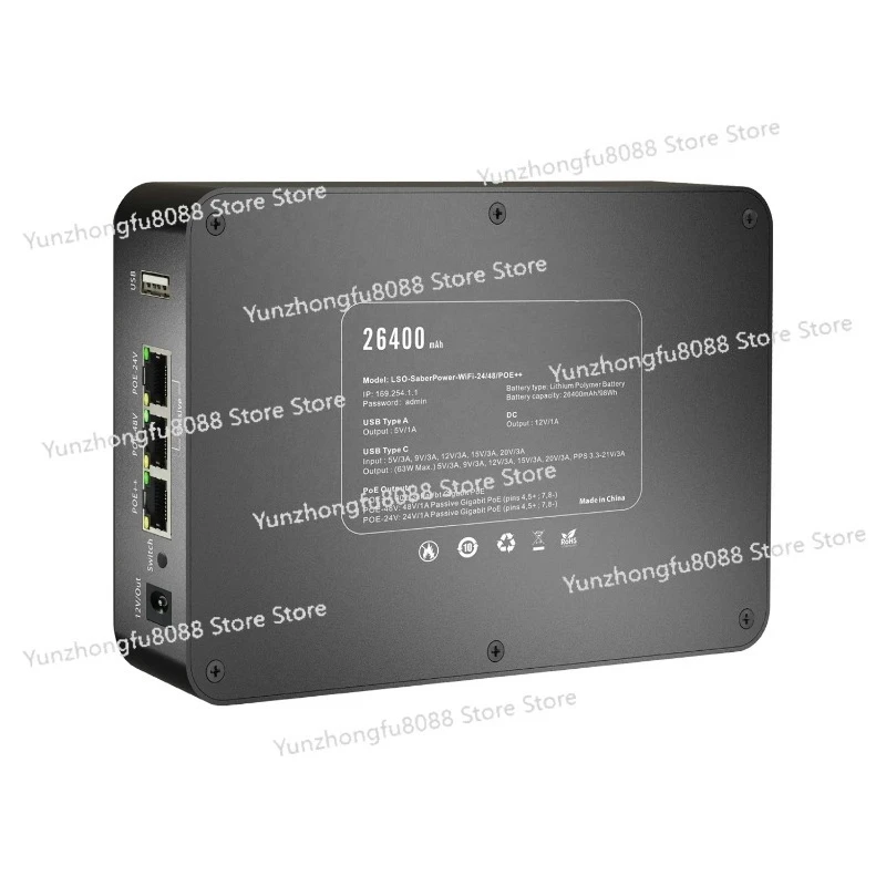 

802.3af/at/bt PoE PowerBank with Wi-Fi 24V/48V Outdoor Indoor ISP Project for Ubnt/cambium