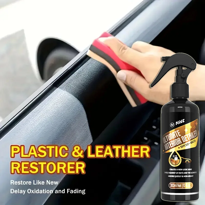 Car Plastic Restorer Back To Black Gloss Car Cleaning Products Plastic Leather Restore Auto Polish And Repair Coating Renovator