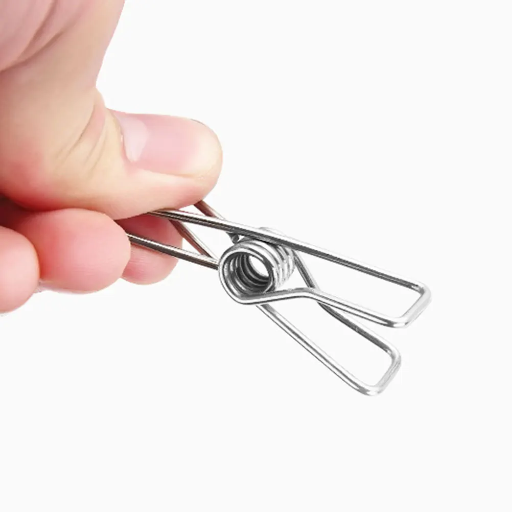 

20Pcs Metal Book Clasps Fine Workmanship Food Bag Clips for Chips Bread Packaging Secure Closure Clips Convenient Storage