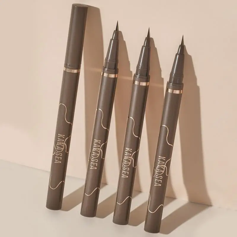 Waterproof Eyeliner Popular Rapid Film Formation Slim Brush Head Anti-fouling Formula Ultra-fine Liquid Eyeliner Pen Eyeliner