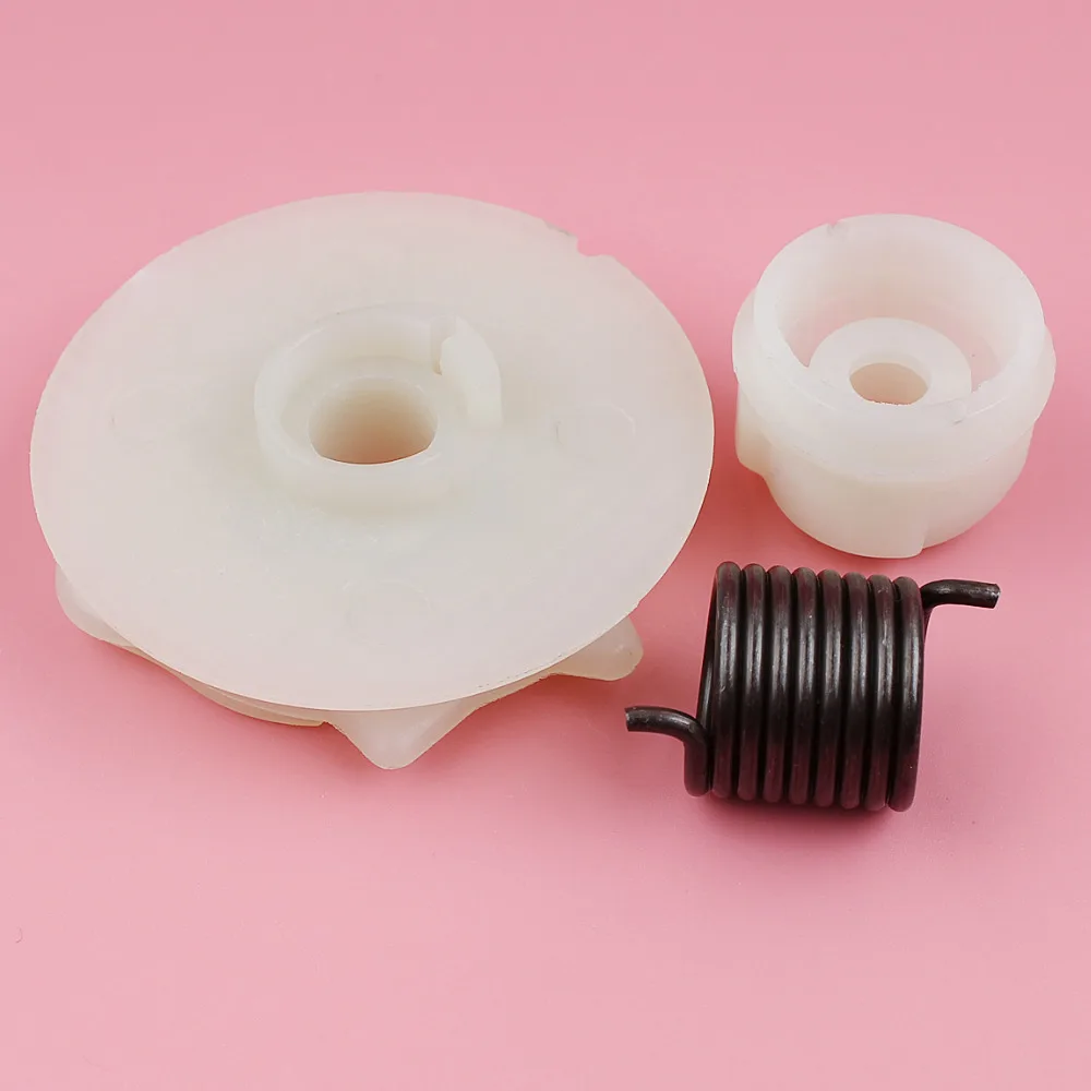 Kit de resorte de buje de polea de rebobinado de retroceso para Husqvarna 137, 142, 235, 235E, 236, 236E, 240, piezas de repuesto de motosierra