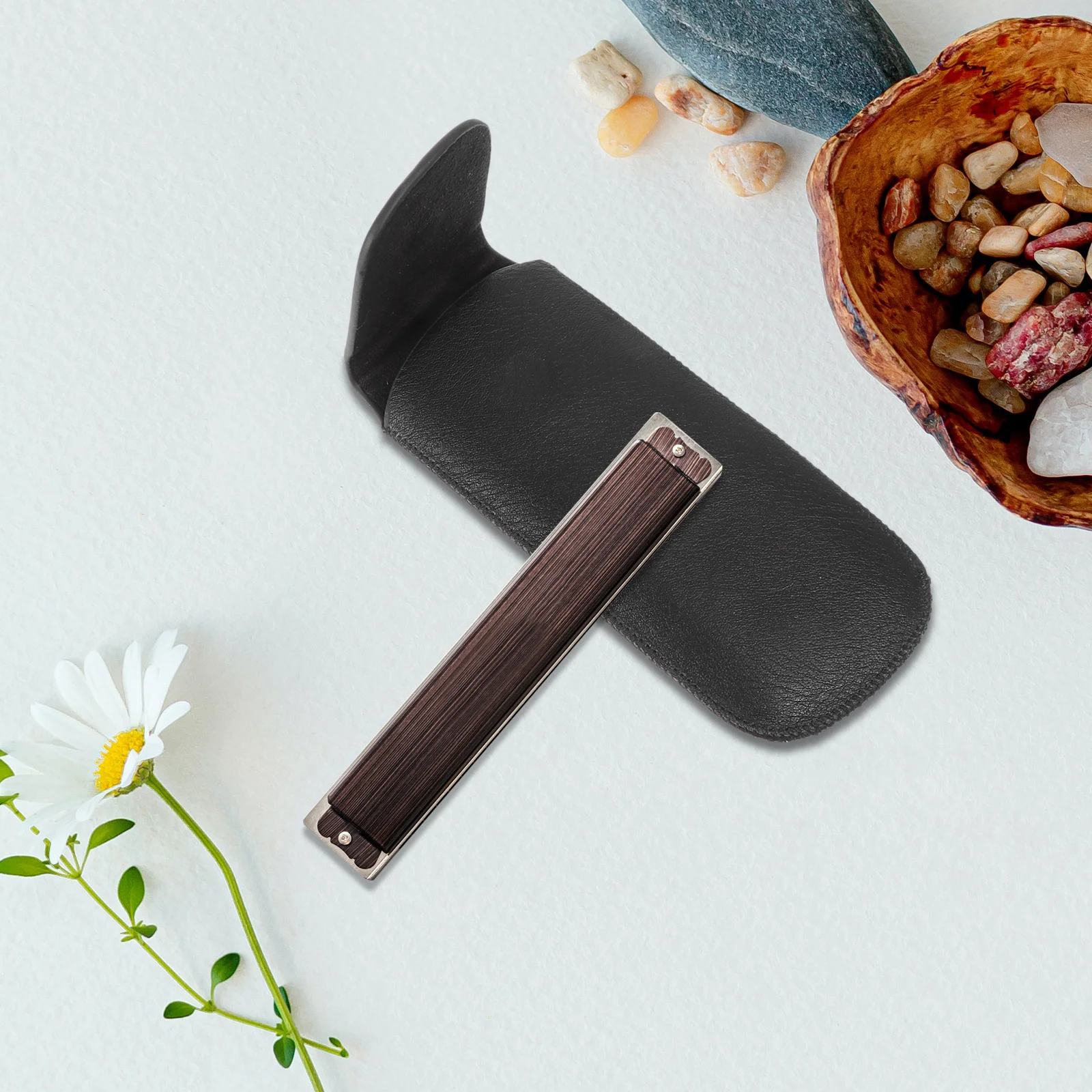 

1Pcs Ten-Hole Harmonica Storage Pouch Black Case Protective Shockproof Rainproof Portable Holder for Blues Harmonica