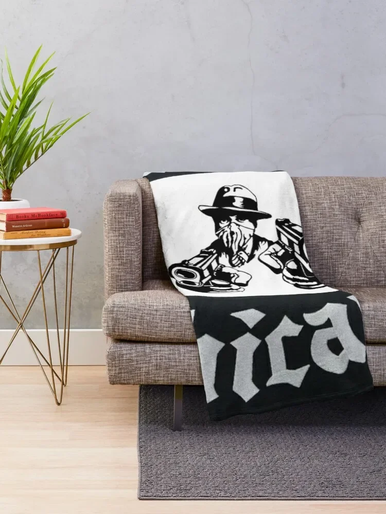 CHICAGO OUTLAWS MOTORCYCLE CLUB Throw Blanket For Decorative Sofa Winter beds Blankets Sofas Of Decoration Blankets