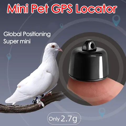 미니 애완동물 위치 추적기 GPS 트래커 분실 방지 장치 (iOS 8.0 이상 및 안드로이드 4.4 호환, 위치 확인 기능 포함)