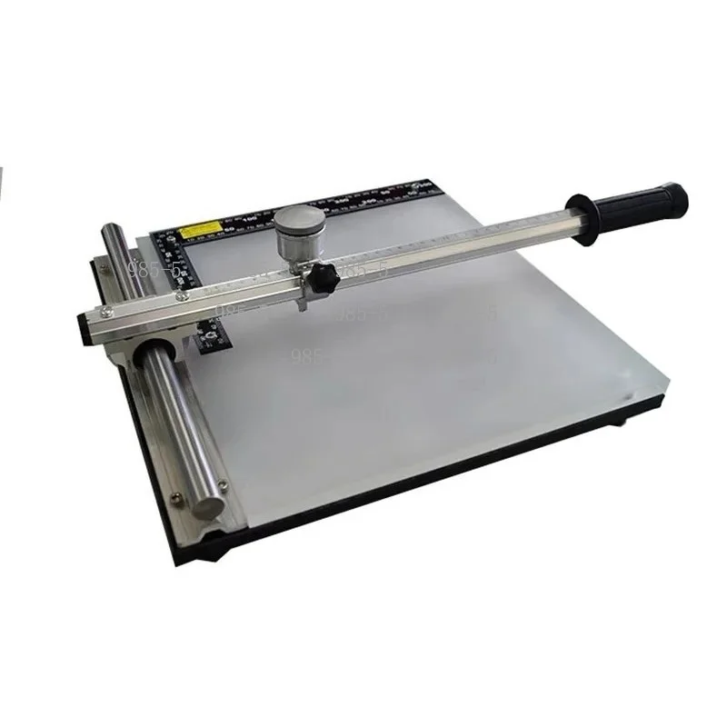 Laboratory Manual Glass Cutter，28x33cm Size Silica Gel Board Based Cutting Machine