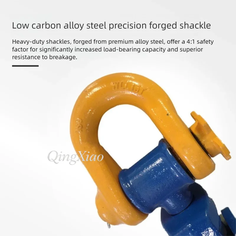 High Strength Import Quality Marine Heavy Lifting Block Heavy Guide Shackle American Type Fixed Movable Pulley Lifting Tool view 6