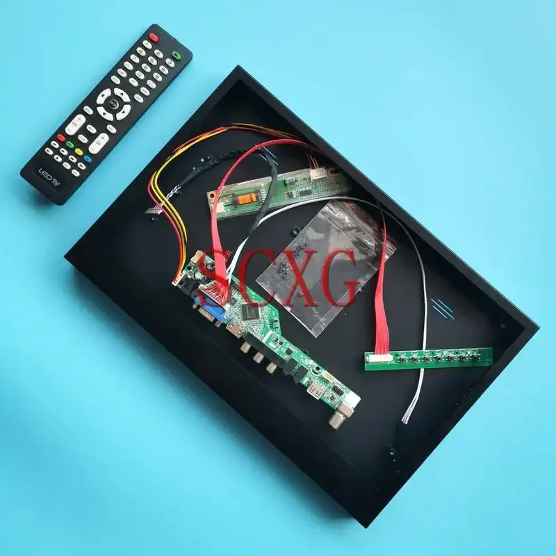 

For LTD141EA9F LTM14C453 Metal Case+Analog TV Driver Board 1024*768 14.1" 20 Pin LVDS VGA AV USB RF HDMI-Compatible Kit 1-CCFL
