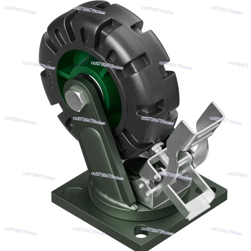 Load Big Mac Industrial Heavy Duty 3 Tons Rubber Wheels with Brakes Extra Weight Casters Universal Wheels Wheels