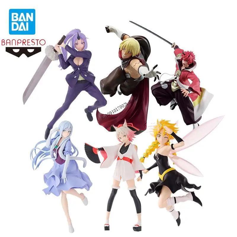 Auf Lager Bandai Banpresto Original That Time I Got Reincarnated As A Slime Benimaru Shuna Desktop Cartoon Festival Ornaments