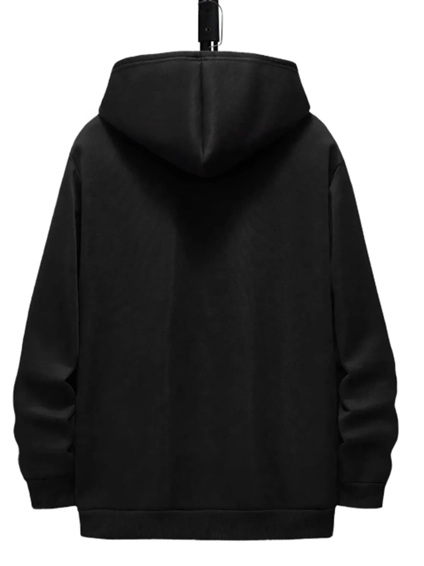 Encantado por 6-7 Skeleton Ghost Halloween Sudadera con capucha para mujeres hombres café fiesta desgaste negro tamaño grande