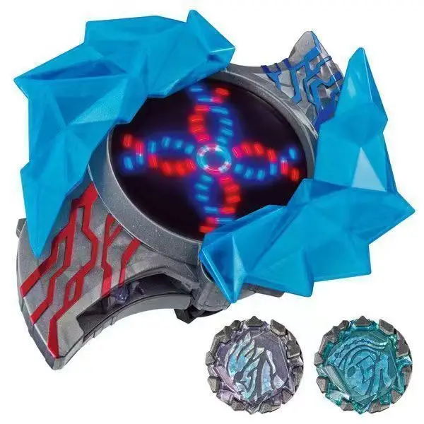 Disponibile ‌   BANDAI Set di braccialetti di trasformazione originali DX Ultraman Blazer con pietre collegate e morbido vinile Figure Giocattoli regali per bambini