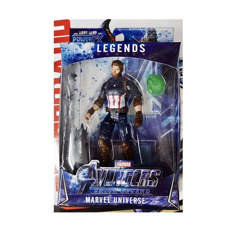 15Cm Wonder Lichtgevende Pop Avengers Spider-Man Hulk Kapitein Amerika Thanos Figuur Model Ornament Geschenk Met Beweegbare Wapengewrichten