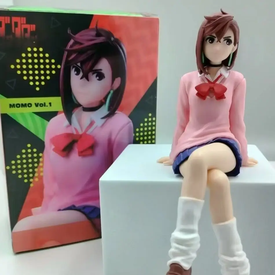 New Anime Dandadan Ayase Momo Shiratori Aira Sitting posture PVC Model Toy Action Figures Gift