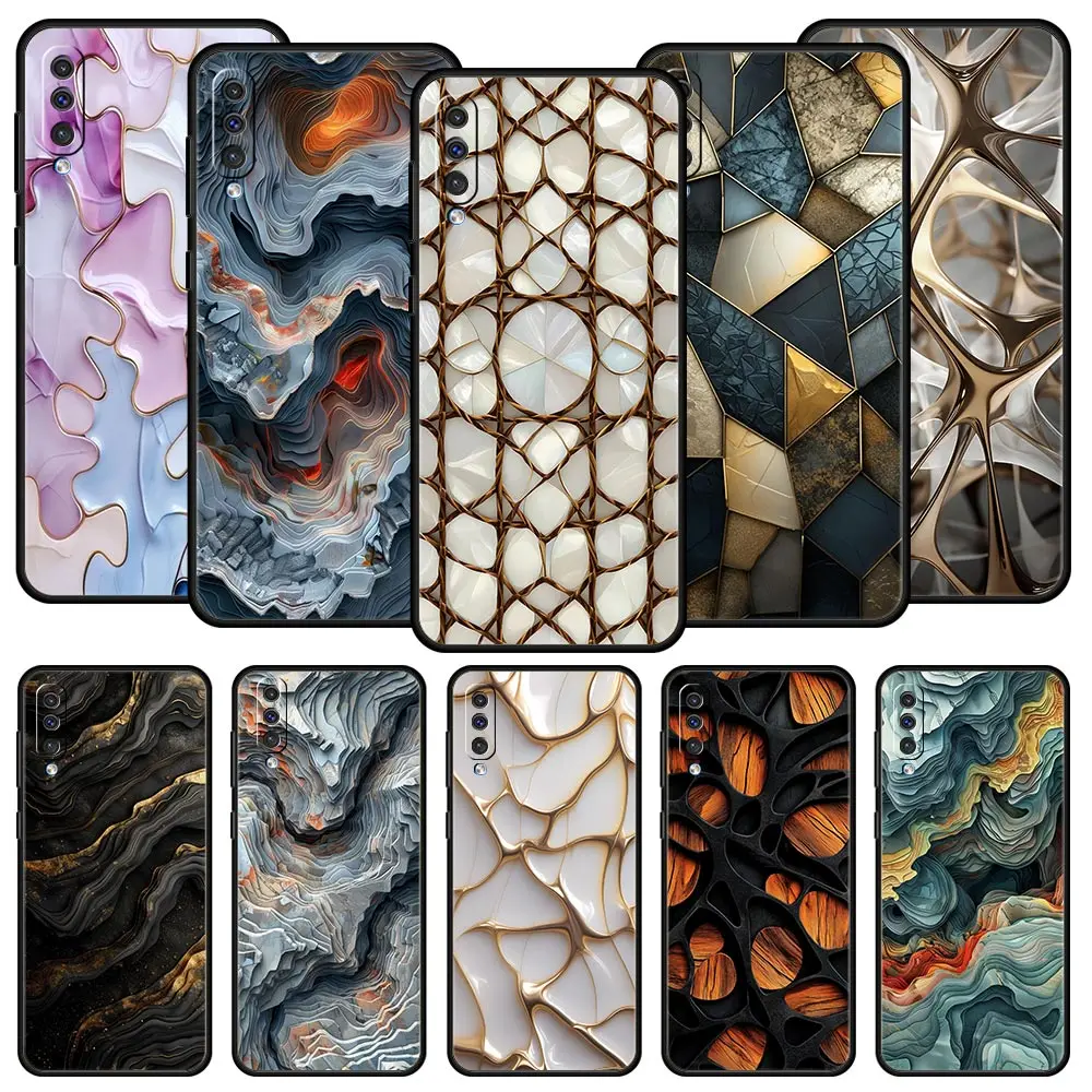 Folds Texture Phone Case for Samsung Galaxy A56 A36 A26 A16 A34 A24 A42 A22 A20 A12 A40 A30 A10 5G Soft TPU Cover Shell Fundas