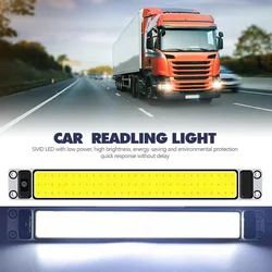 1PC 12V24V LED Car Interior Light Bar Strip Light With Switch COB Readling Lamp Lighting Camper Bus Motorhome Boat Roof Light