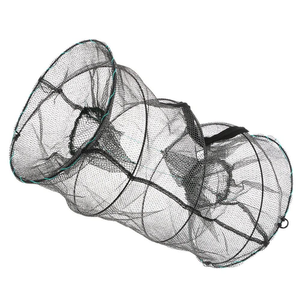 

1Pcs Foldable Spring Cage Fishing Portable Shrimp Crab Crawfish Fish Catching Net Effective Bait Trap