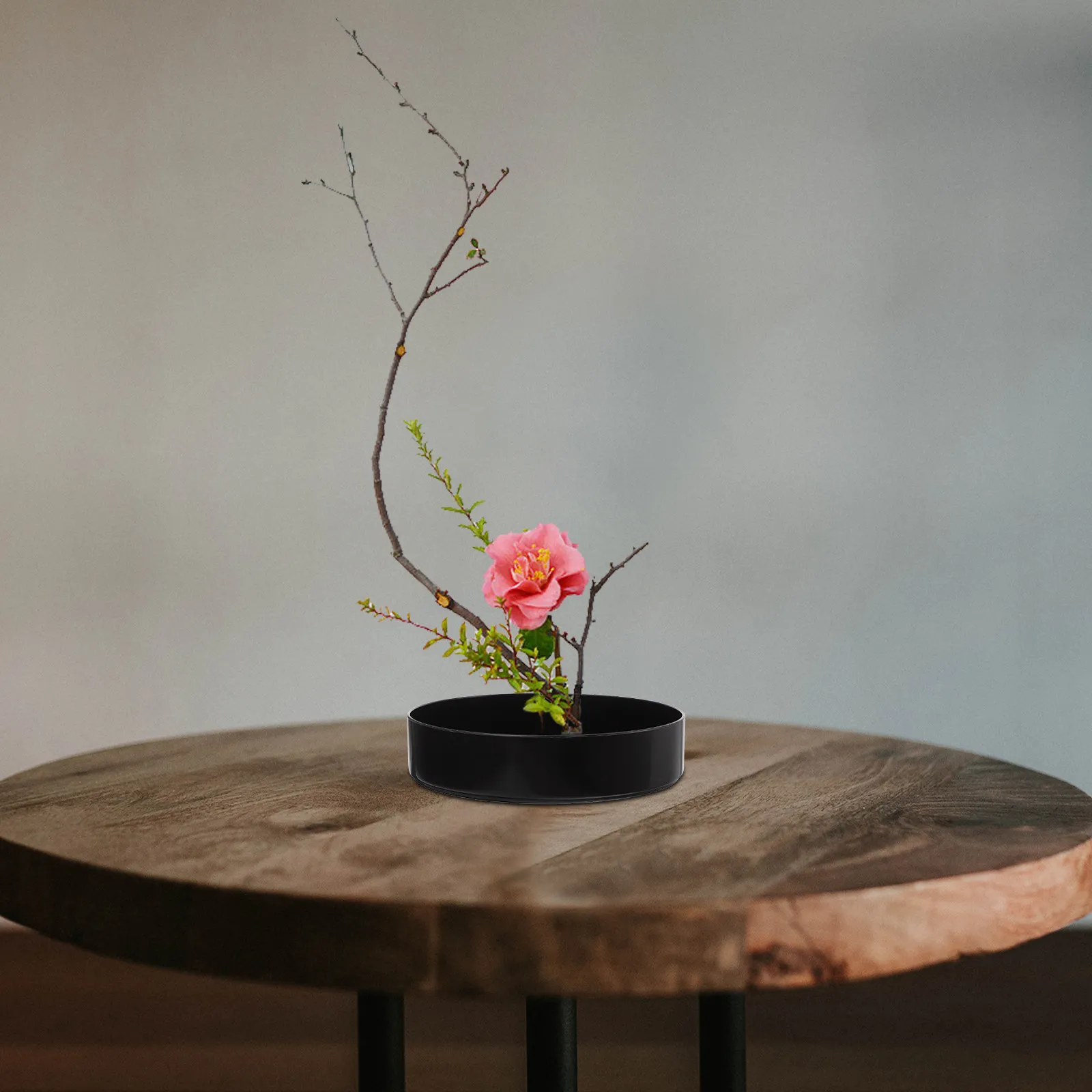 Creative Zen Flower Arrangement Dish Japanese Style Flower Pot for Indoor Outdoor Bonsai Garden Home Office Decoration