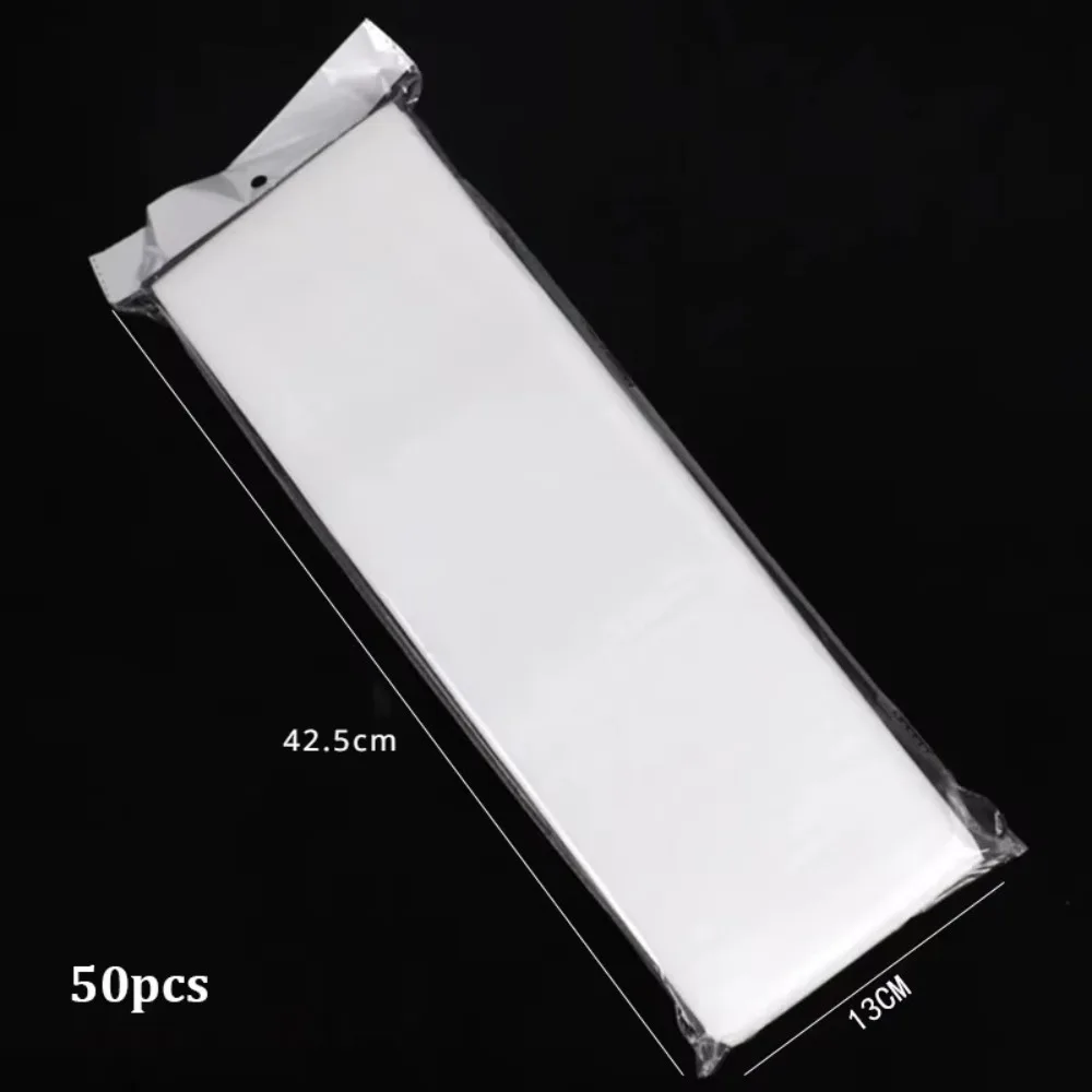 50PCS/Pack Disposable Foam Hair Wraps Bleaching Hair Professional Hair Dye Paper Portable Pixel Dyeing