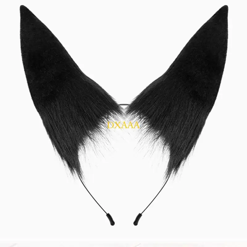 Dxaa contemporain d'animaux oreilles casque coiffure douce ornement cheveux mode pour le jeu rôles du festival