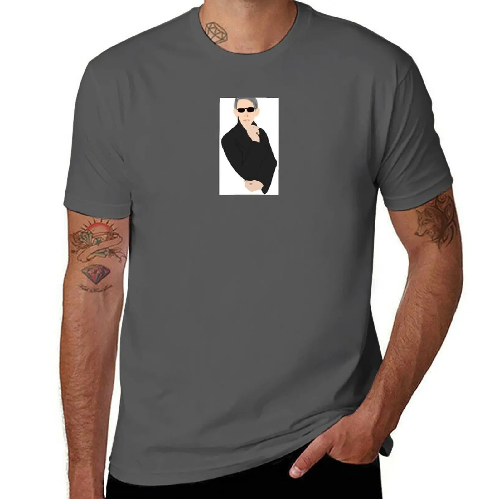 

Munch Sgt. T-Shirt Classic Basic Casual T-Shirt