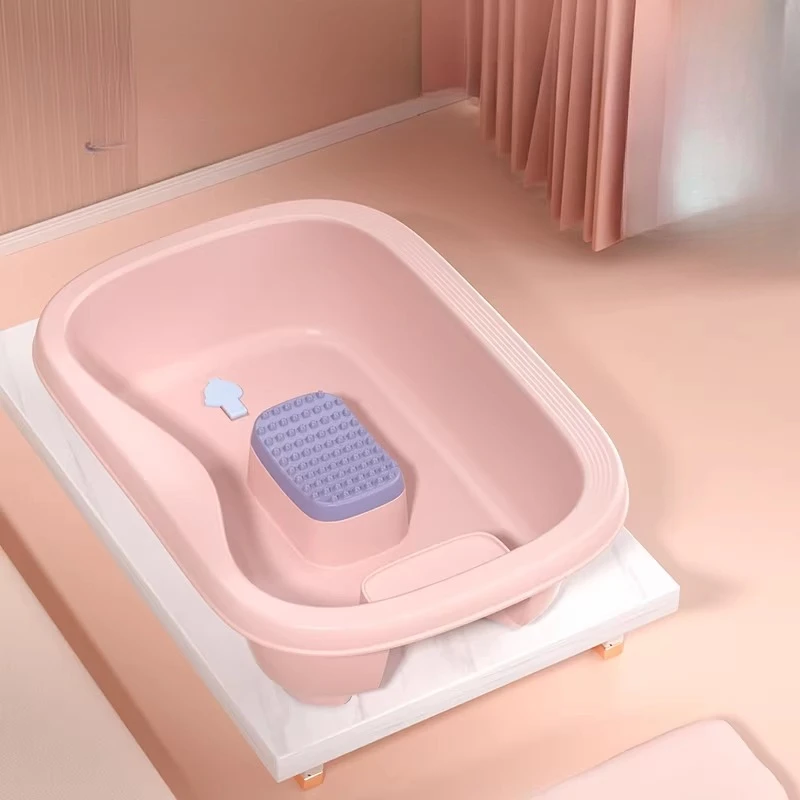 Portable Shampoo Basin for Bedridden Patients, Foldable Hair Wash Tray for Elderly Care, No-Bend Shampoo for Bed,  Home Care