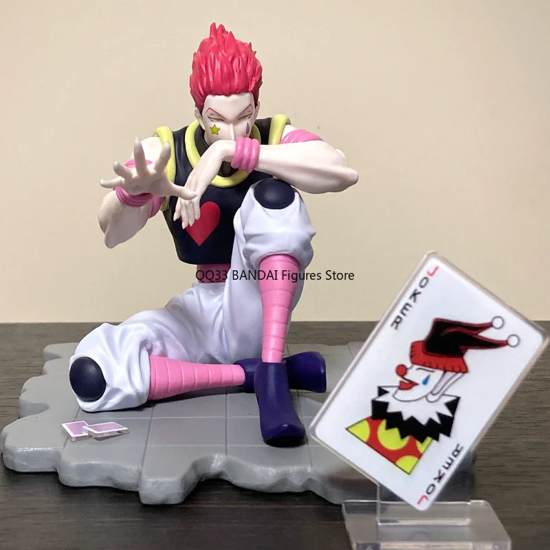 BANDAI Anime HUNTER×HUNTER Unvergessliche Saga Hisoka JOKER Actionfiguren Modell Desktop Dekoration Hobbys Sammlerstücke