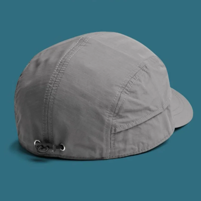 Eine Herren-Kappe mit kurzer Krempe, neuer Sommerstil, atmungsaktive und schnell trocknende Baseballmütze, leichte Soft-Top-Entenschnabelmütze für Damen – Detail 3