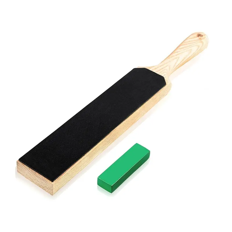 

B-Est Double-Sided Leather Strop Paddle Kit-Ergonomic Handle, Quality Honing Tool Razor-Sharp Edge Design