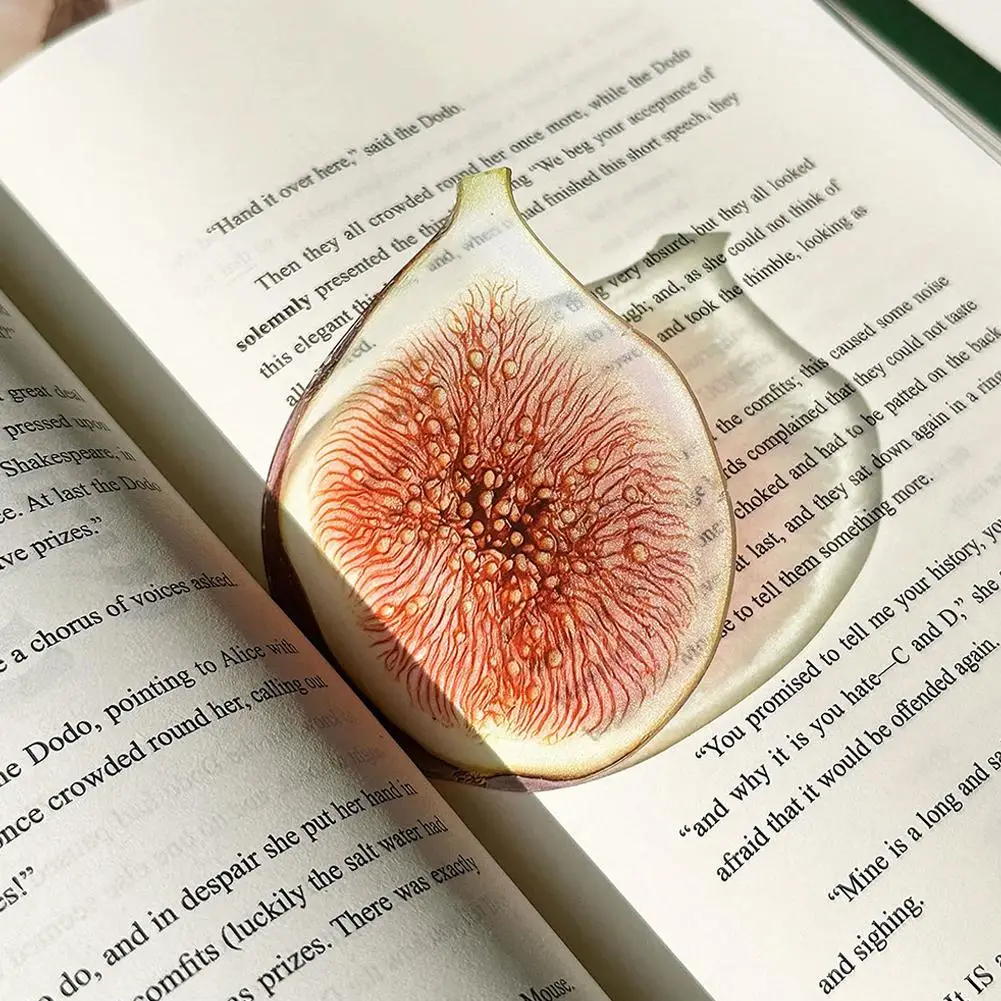 Fruit-shaped Acrylic Bookmark, Creative Gift for Bookworms