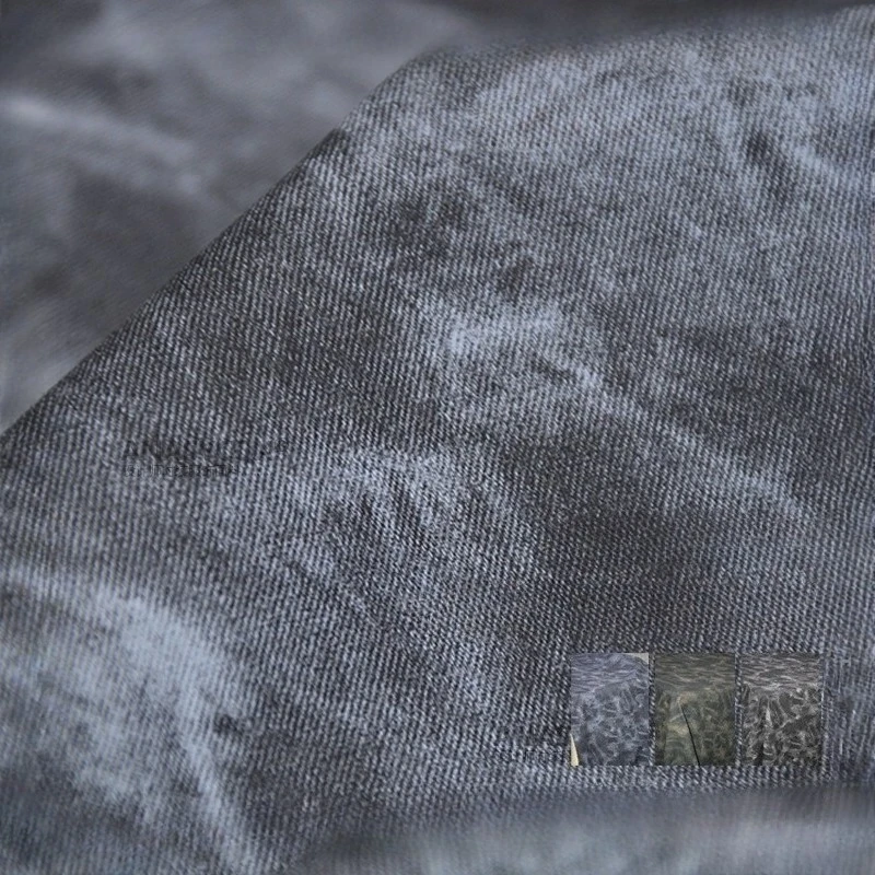 

Джинсовый стиль, ретро саржа, искусственная кожа, ткань для одежды, сумка, дизайнерская мышечная ткань на метр, материал для шитья своими руками, ткань